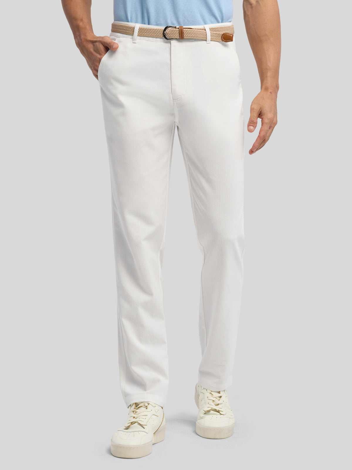 Men's Cotton Linen Breathable Casual Pants 