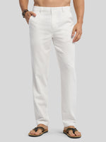 Men's Cotton Linen Breathable Casual Pants 