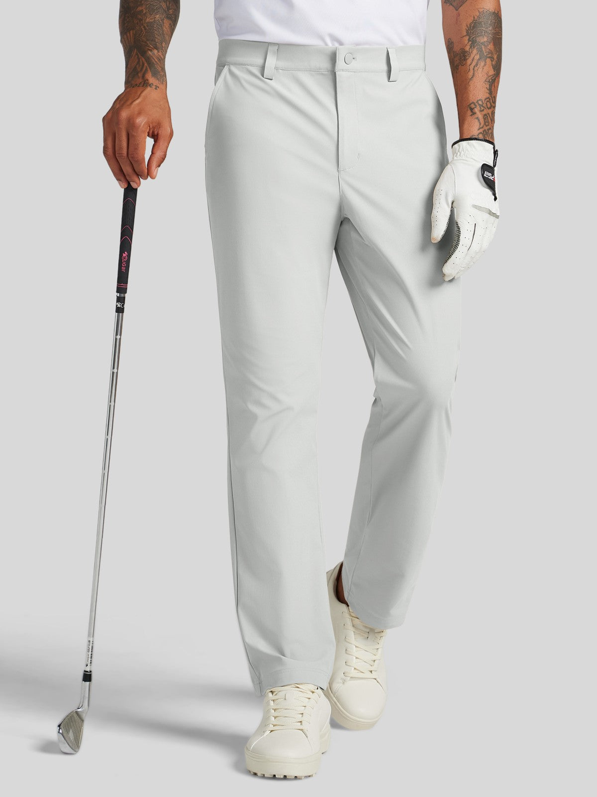 vMen's Golf Dress Pants Regular Fit 