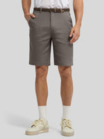 Men's Linen Shorts 10 Inch Flat Front 