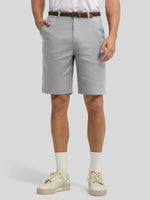 Men's Linen Shorts 10 Inch Flat Front 