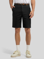 Men's Linen Shorts 10 Inch Flat Front 