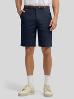 Men's Linen Shorts 10 Inch Flat Front 
