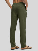 Men's Cotton Linen Breathable Casual Pants 