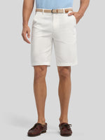 Men's Linen Shorts 10 Inch Flat Front 