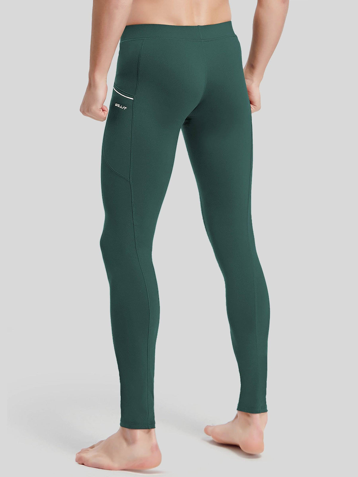Willit Men's Yoga Active Leggings_