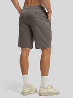 Men's Linen Shorts 10 Inch Flat Front 