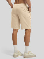 Men's Linen Shorts 10 Inch Flat Front 