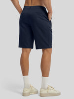 Men's Linen Shorts 10 Inch Flat Front 