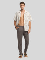 Men's Cotton Linen Breathable Casual Pants 