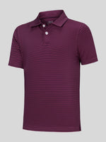 Willit Boy's Striped Golf Polo Shirts 