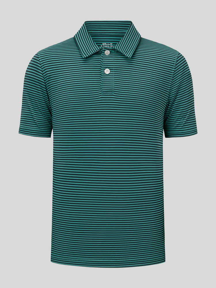 Willit Boy's Striped Golf Polo Shirts 