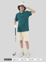 Willit Boy's Striped Golf Polo Shirts 