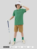 Willit Boy's Striped Golf Polo Shirts 
