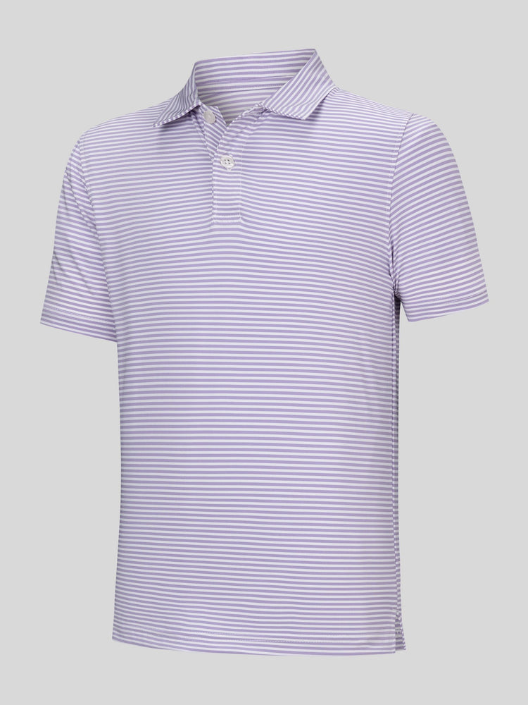 Willit Boy's Striped Golf Polo Shirts 