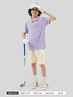 Willit Boy's Striped Golf Polo Shirts 