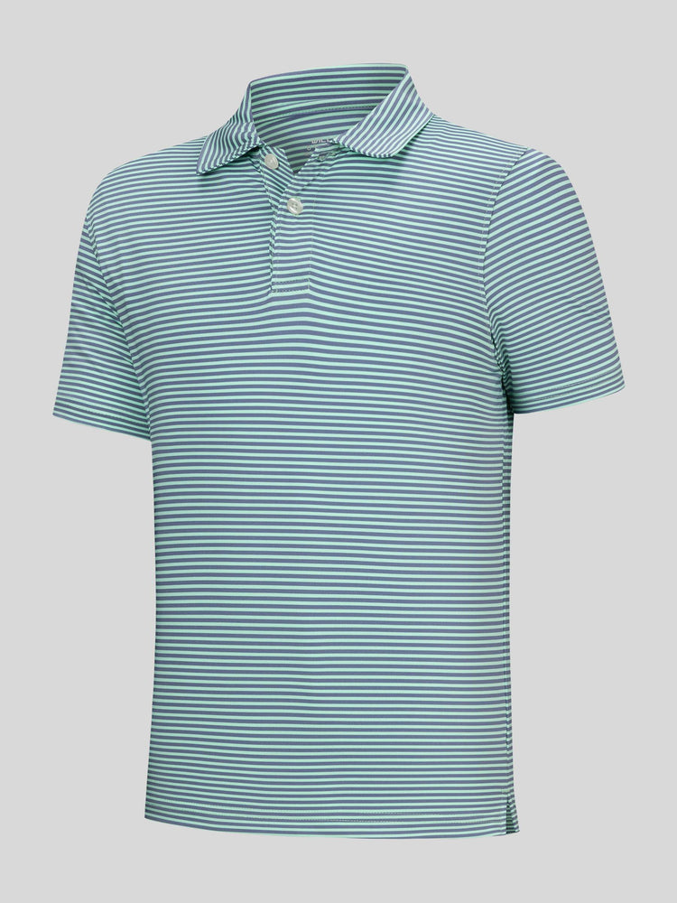 Willit Boy's Striped Golf Polo Shirts 
