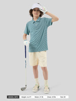 Willit Boy's Striped Golf Polo Shirts 
