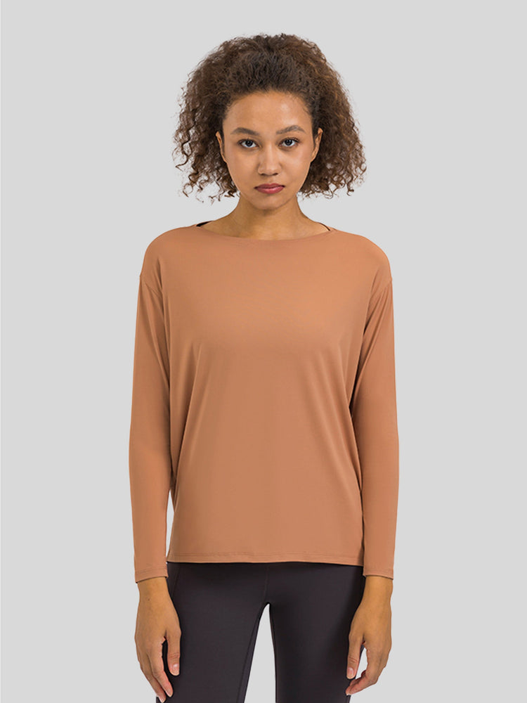 Women's Breathable Loose Long Sleeve Top 