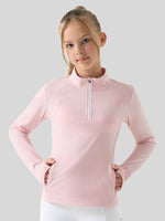 Willit Girls Fleece Horse Riding Long Sleeve Shirts 