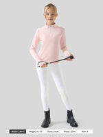 Willit Girls Fleece Horse Riding Long Sleeve Shirts 