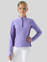 Willit Girls Fleece Horse Riding Long Sleeve Shirts 
