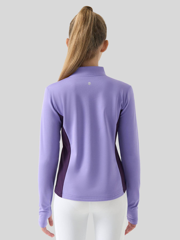 Willit Girls Fleece Horse Riding Long Sleeve Shirts 