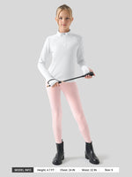 Willit Girls Fleece Horse Riding Long Sleeve Shirts 