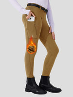 WILLIT Girls Fleece Full-Grip Horse Riding Pants 