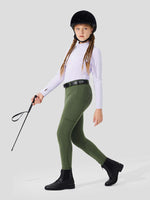 WILLIT Girls Fleece Full-Grip Horse Riding Pants 