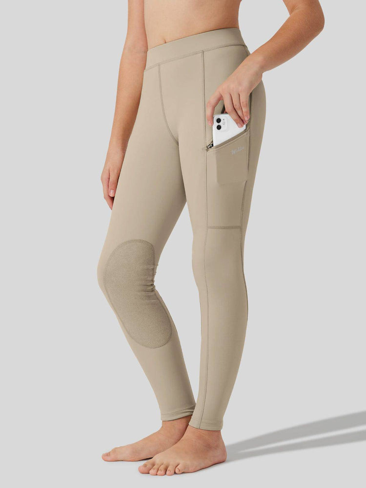 Girls Horse Riding Pants Knee-Patch_