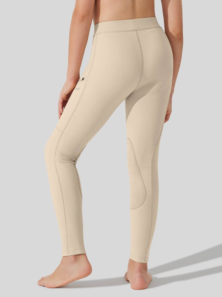 Girls Horse Riding Pants Knee-Patch_