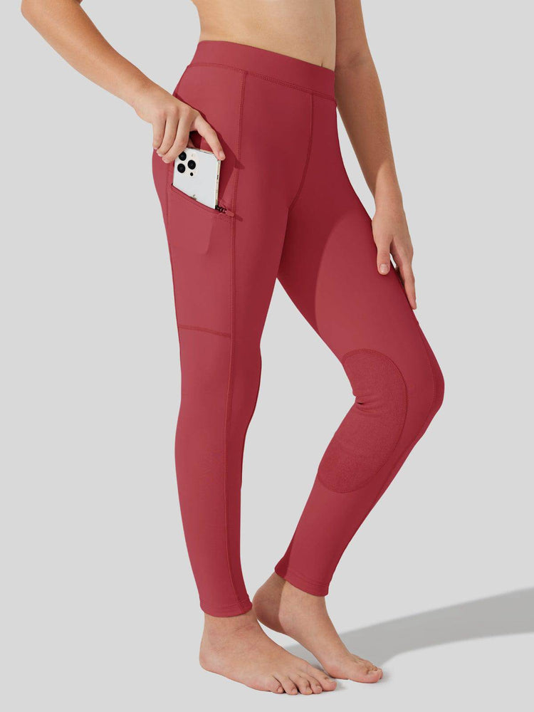 Girls Horse Riding Pants Knee-Patch_