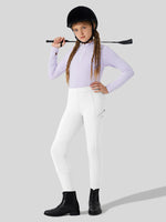 Girls Horse Riding Pants Knee-Patch_