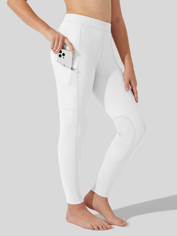 Girls Horse Riding Pants Knee-Patch_