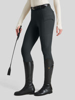 WILLIT Women's Fleece Lined Silicone Grip Riding Breeches01_Gray