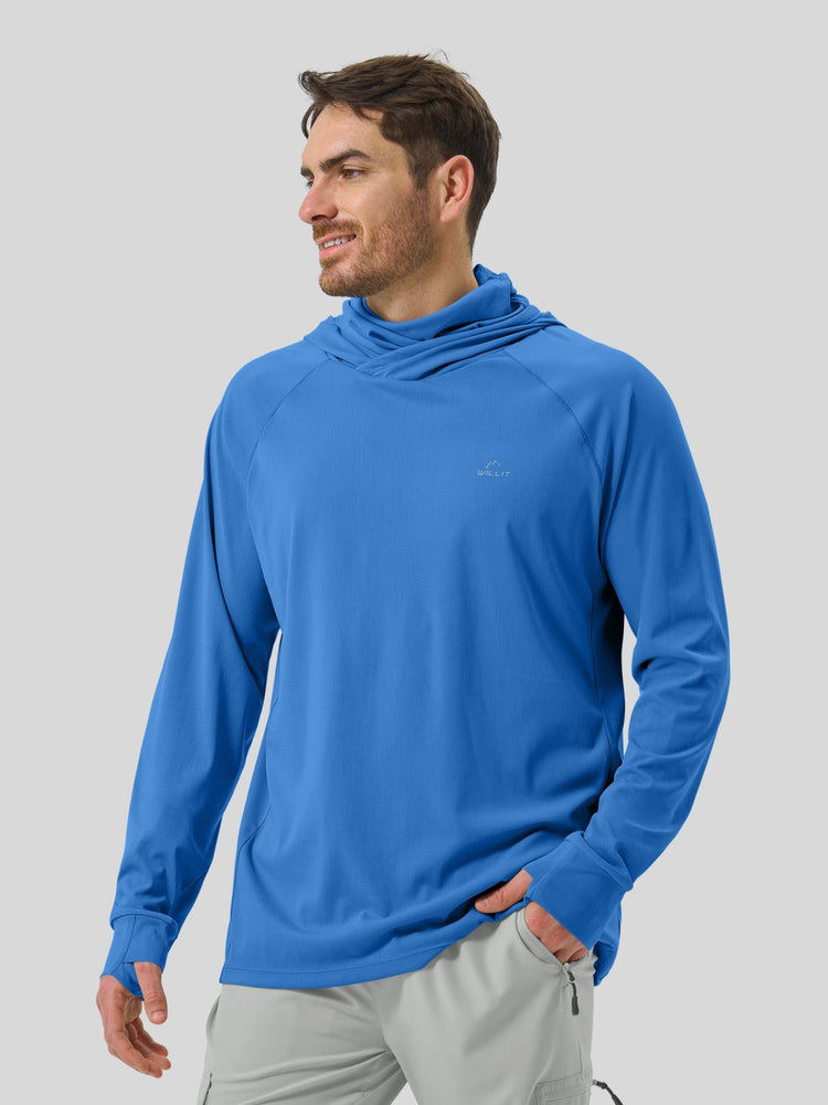 Men¡®s Aero Sun Long Sleeve Fishing Hoodie UPF 50+
