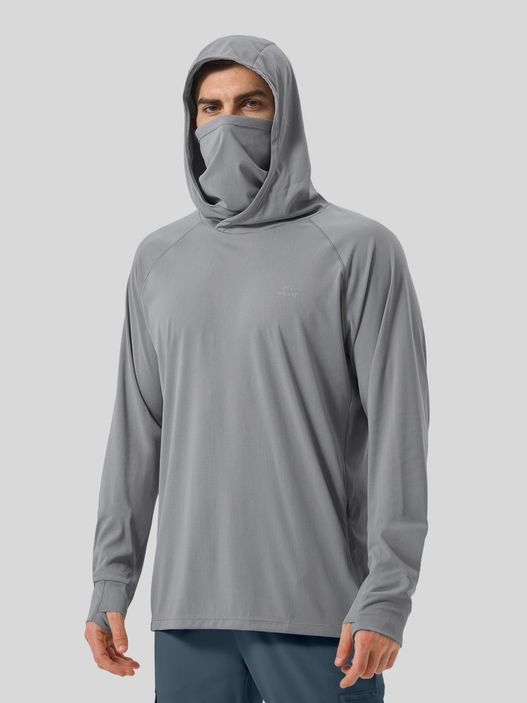 Men¡®s Aero Sun Long Sleeve Fishing Hoodie UPF 50+