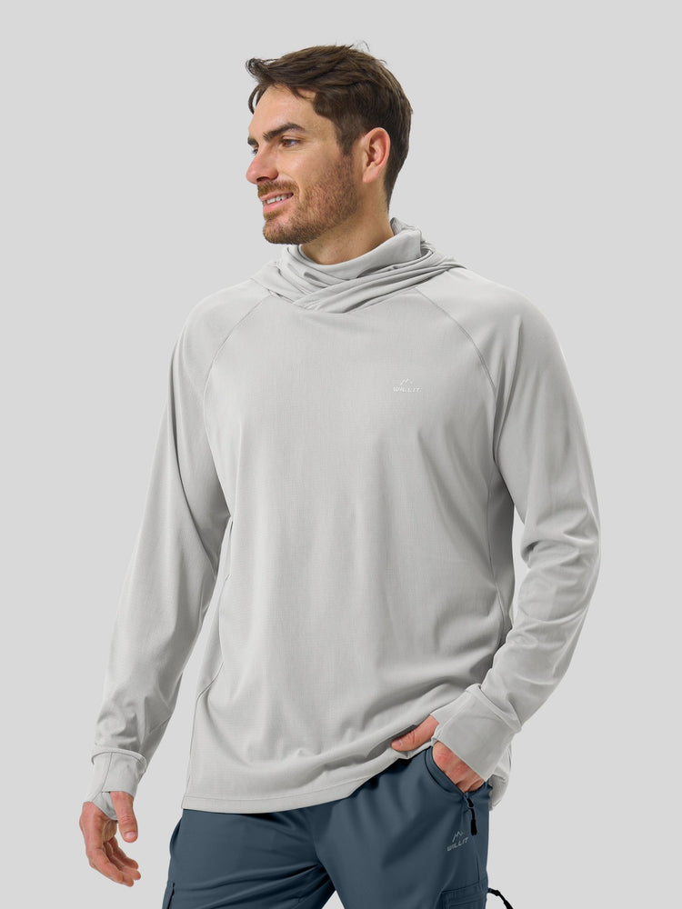 Men¡®s Aero Sun Long Sleeve Fishing Hoodie UPF 50+