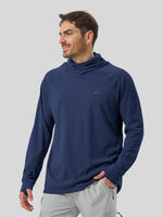 Men¡®s Aero Sun Long Sleeve Fishing Hoodie UPF 50+