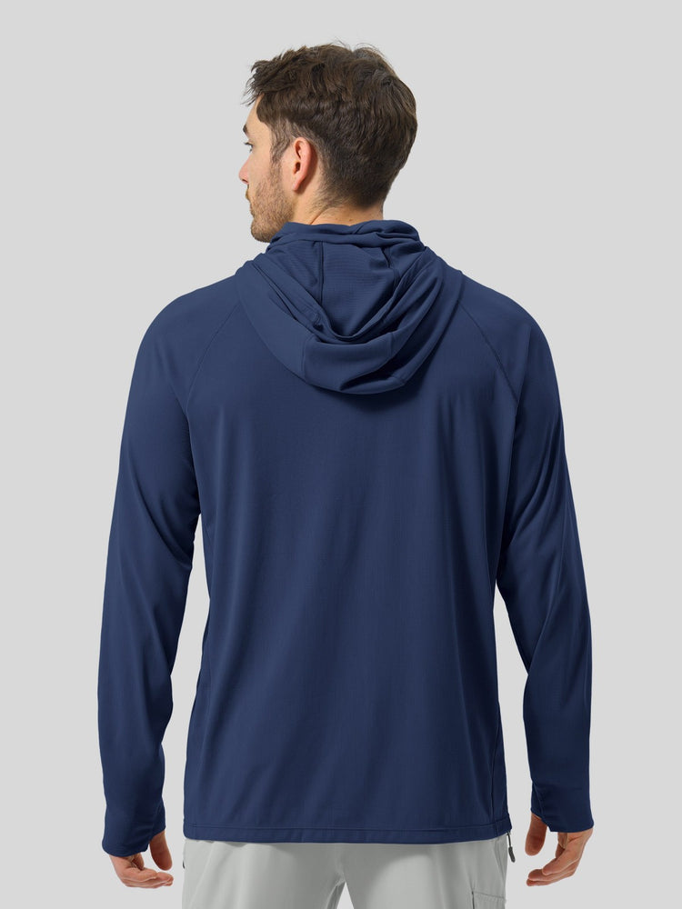 Men¡®s Aero Sun Long Sleeve Fishing Hoodie UPF 50+