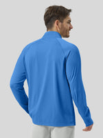 Men's Aero Sun Long Sleeve Zip Polo Shirt UPF 50+