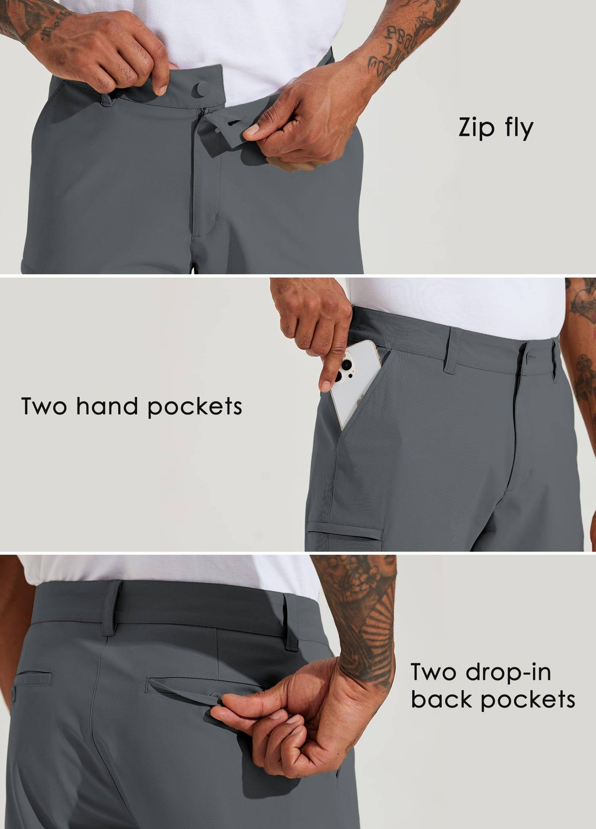 Willit Men's Cargo Golf Shorts 