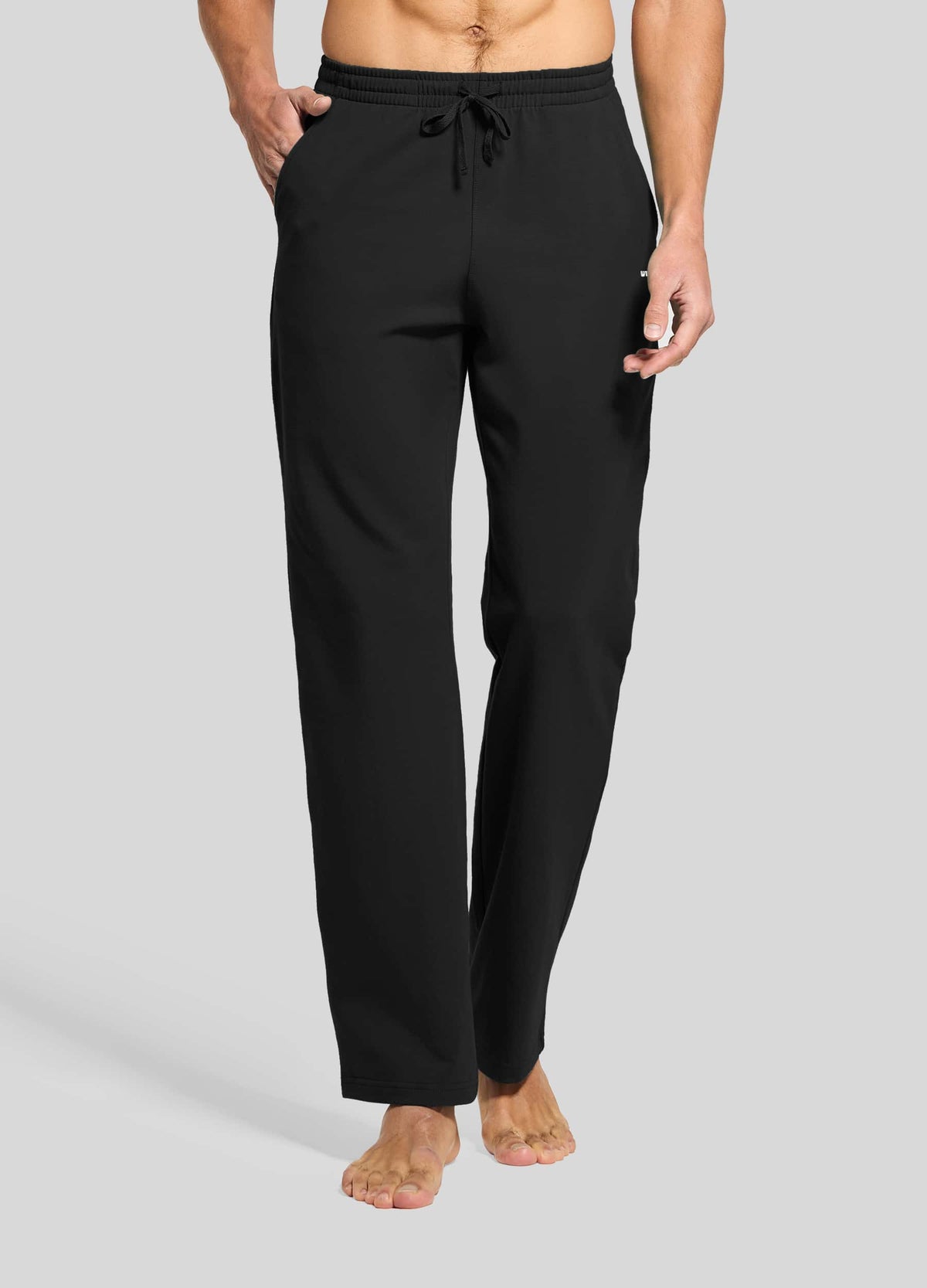 Men wearing cotton lounge pants 