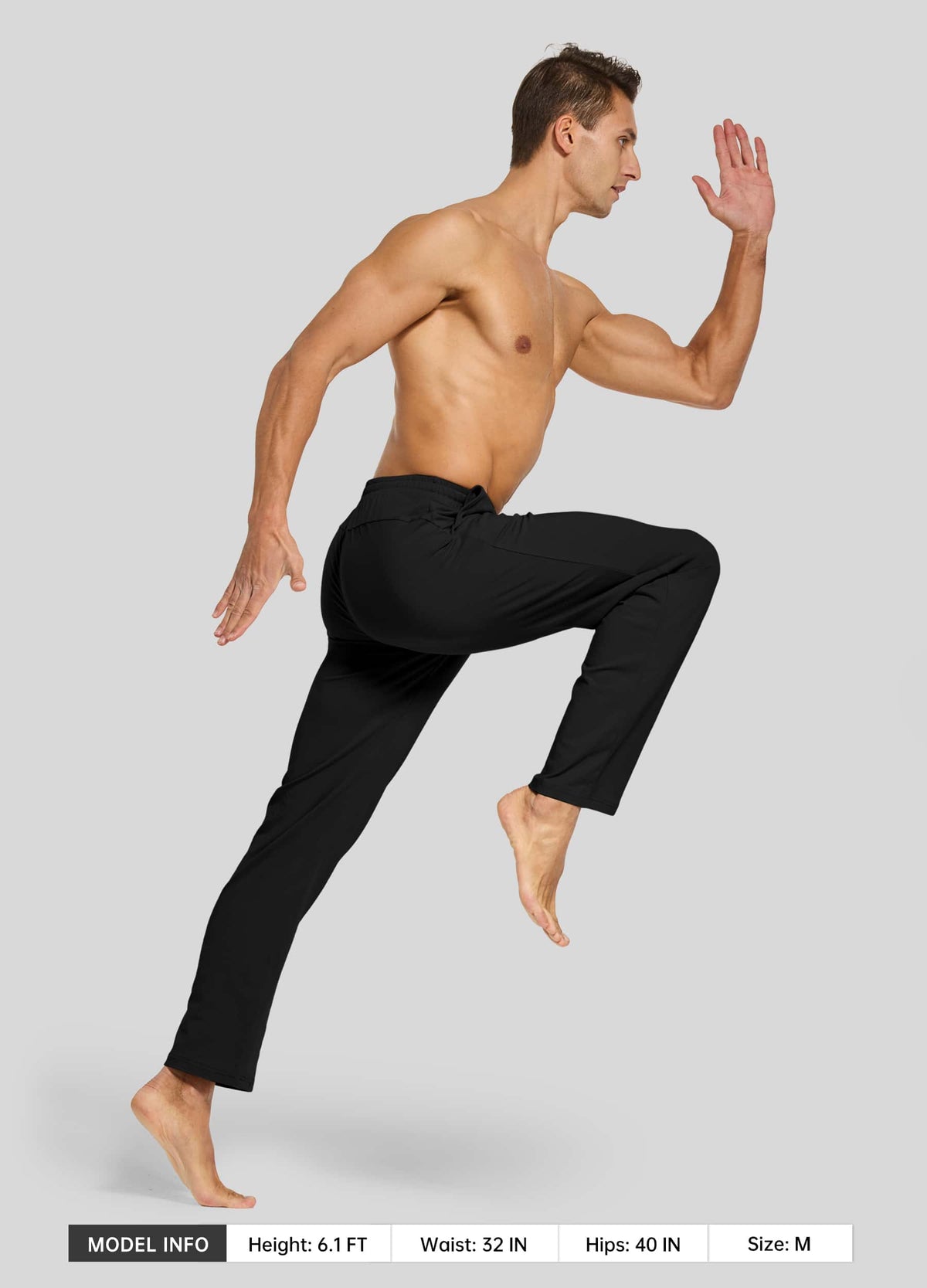 Men wearing cotton lounge pants 