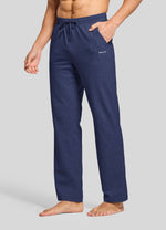 Men wearing cotton lounge pants 