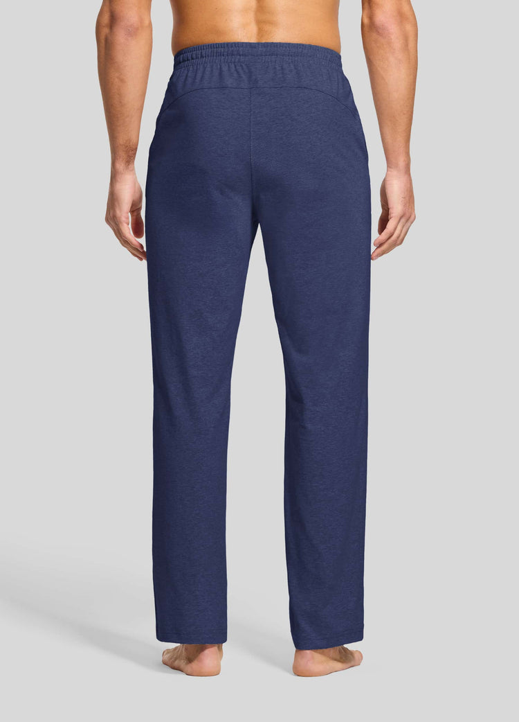 Men wearing cotton lounge pants 