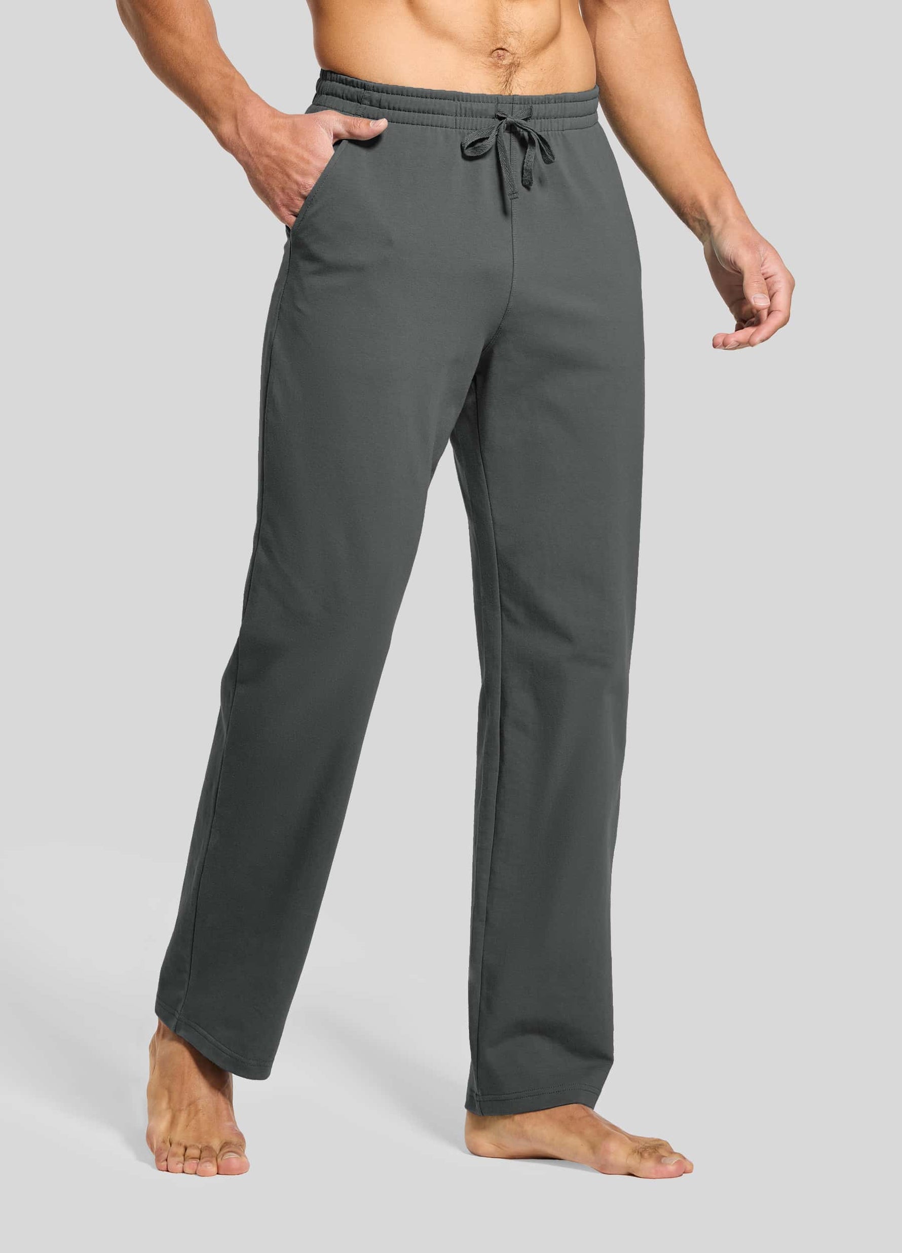 Men wearing casual cotton pants 