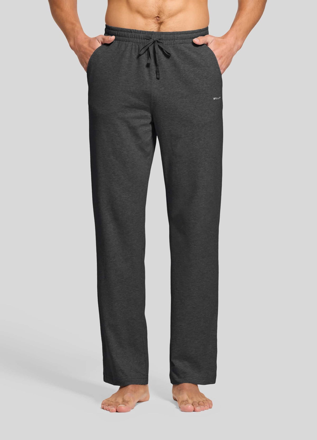 Men wearing casual cotton pants 