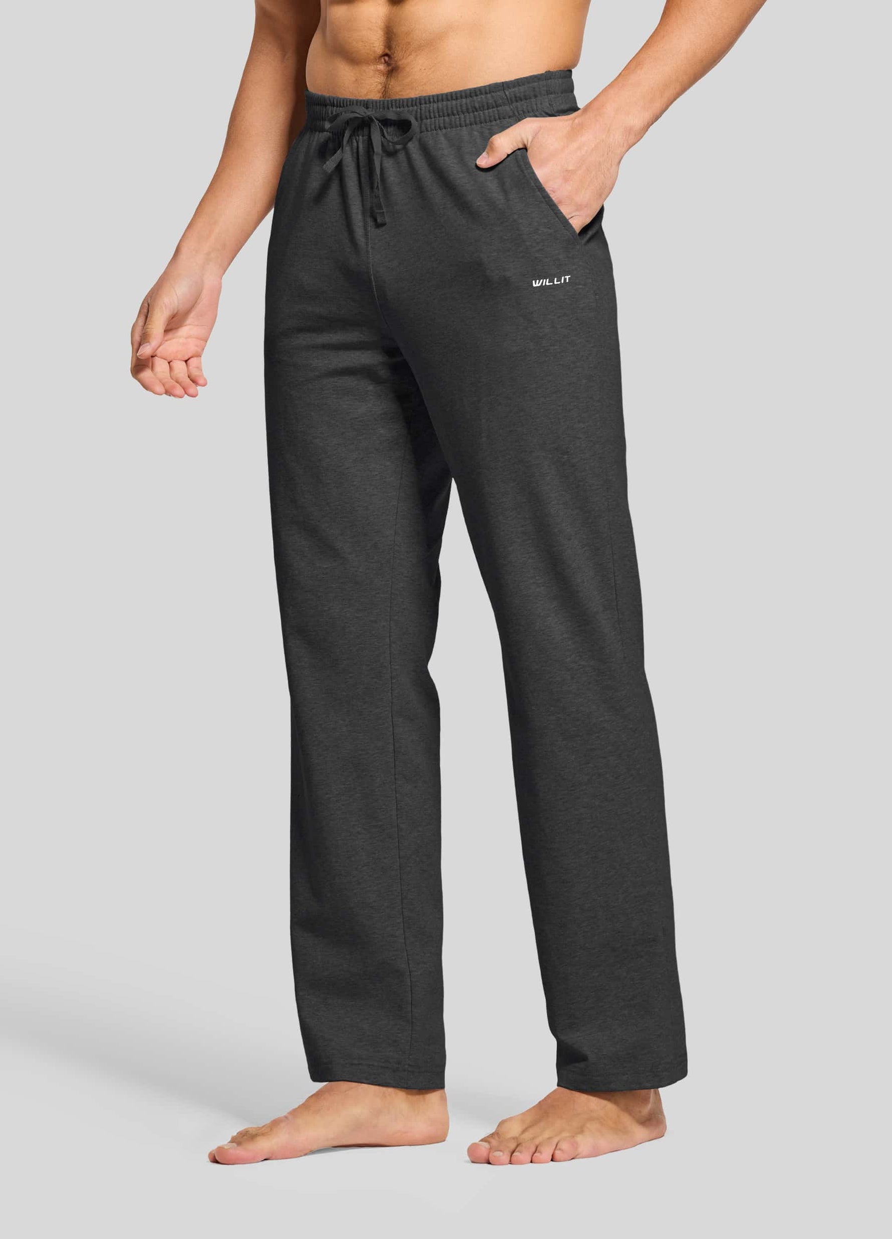 Men wearing casual cotton pants 